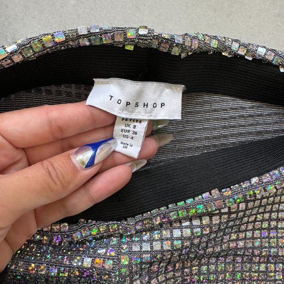 Petite Topshop Disco Pants Size 4 - Picture 4 of 4